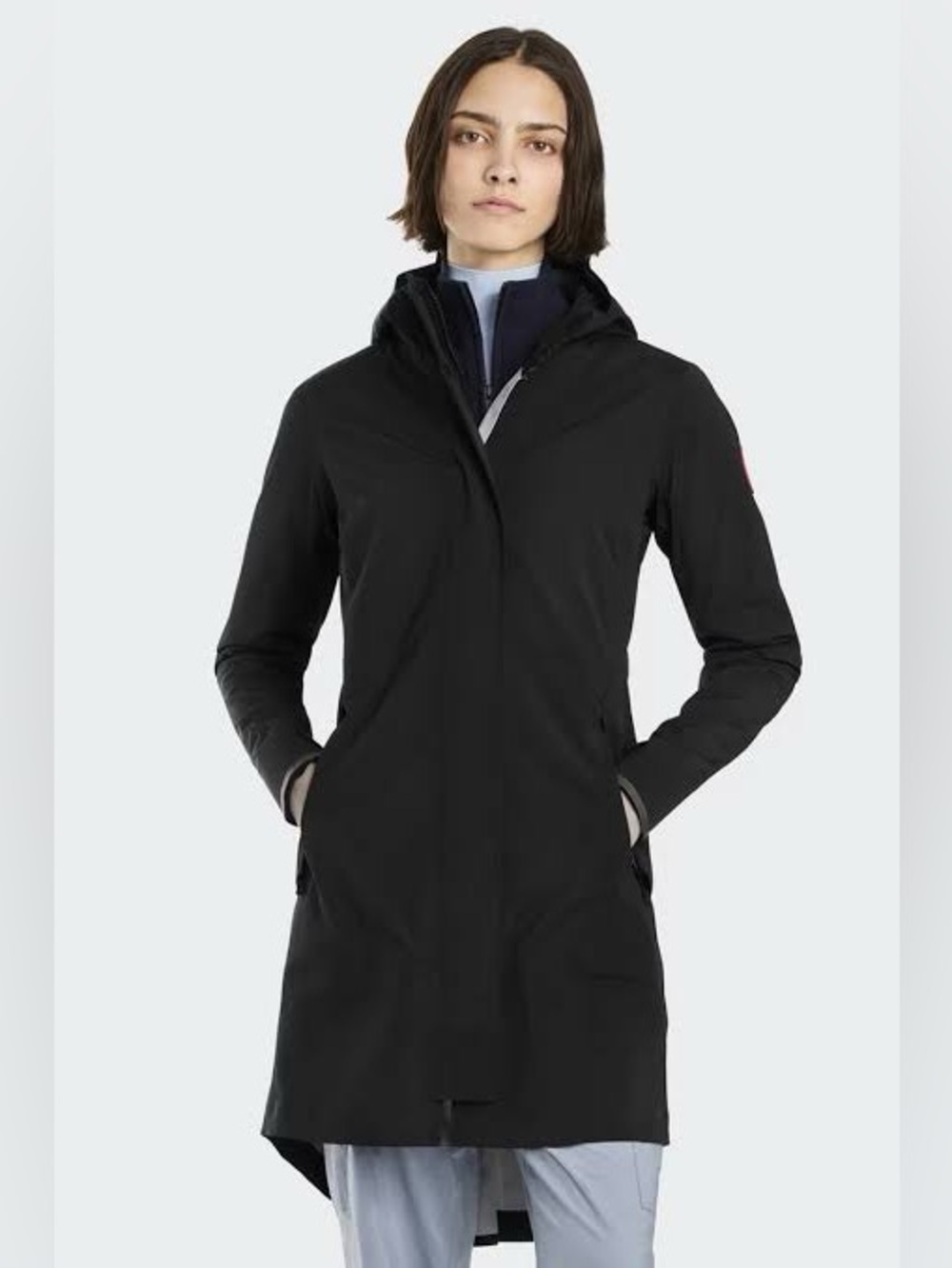 Canada Goose Salida Jacket Black Size S raincoat with hood - Picture 2 of 11